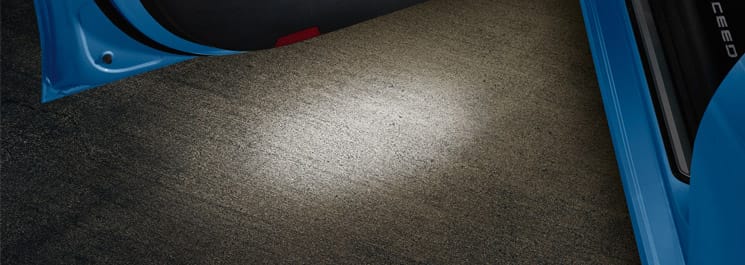 Підсвітка зони посадки к-кт на передні двері (білий колір)