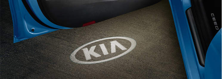 Підсвітка зони посадки (логотип KIA), к-кт на передні двері