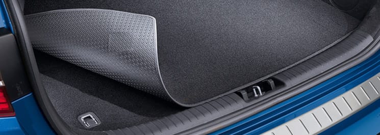 Килимок в багажник ворсово-гумовий CEED 19