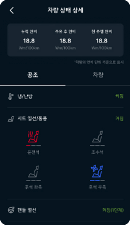 차량 상태 확인