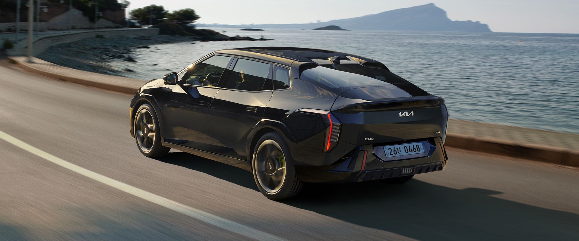 The Kia EV4 GT 외장 후면부