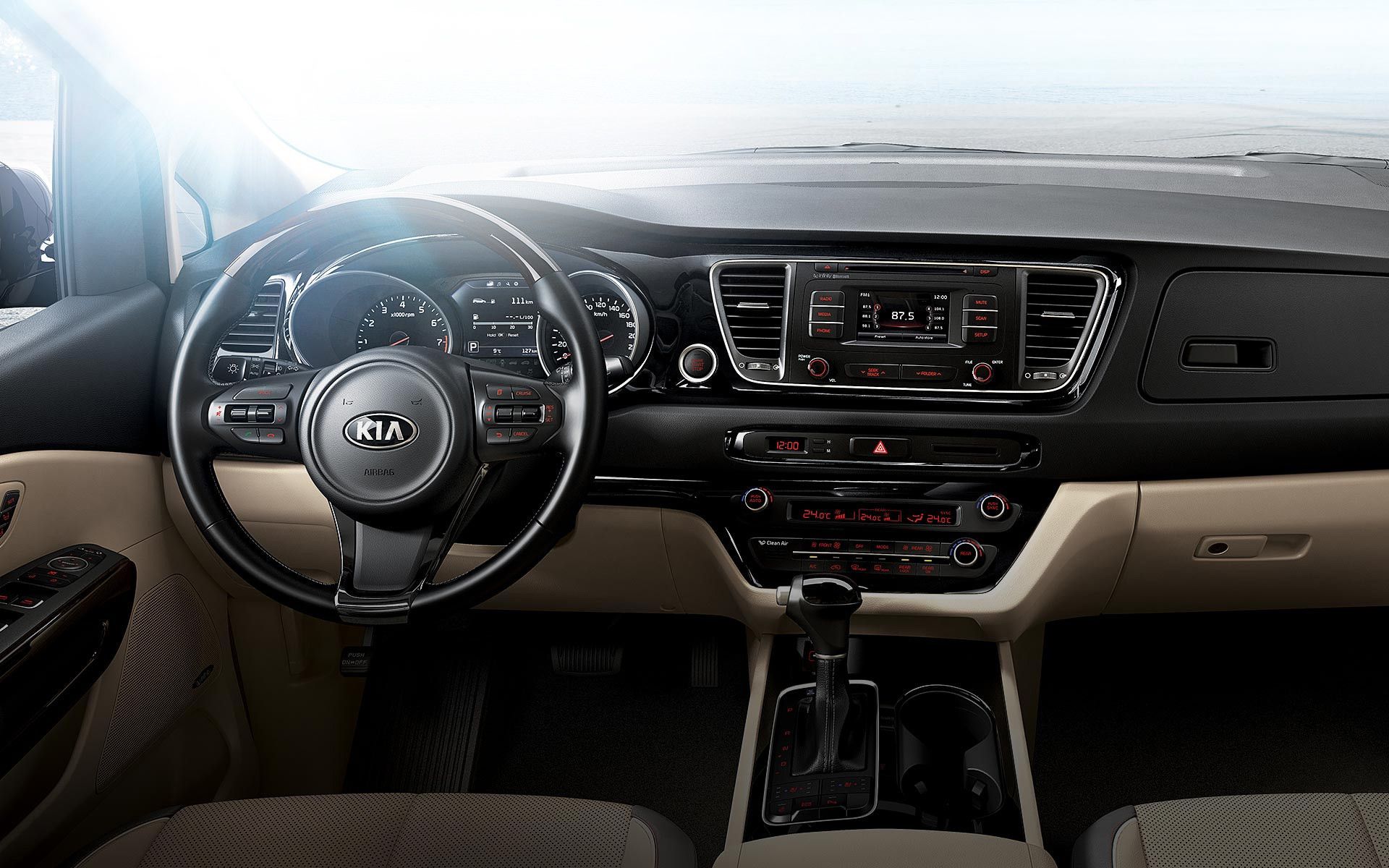 Kia carnival интерьер