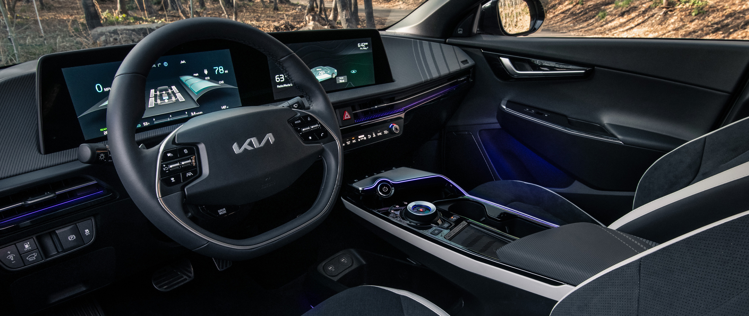 2022 Kia EV6 Interior Ambient Lighting