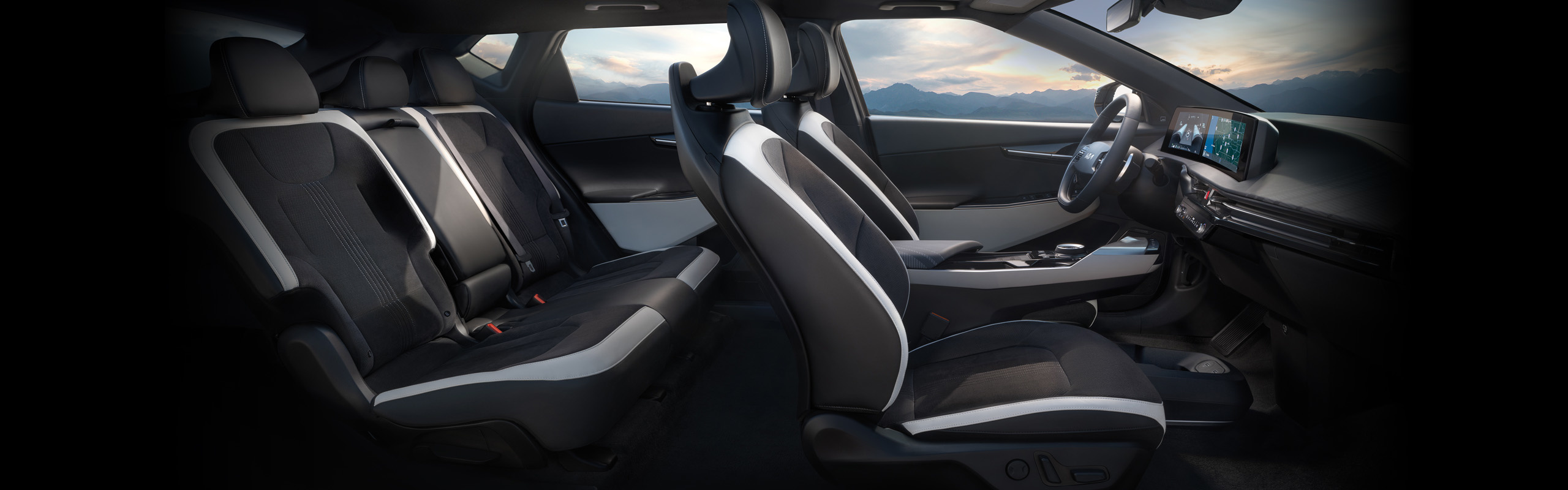 2023 Kia EV6 Spacious Interior Seating Side View