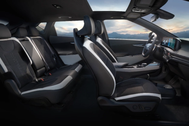 2024 Kia EV6 Spacious Two Row Interior Side-View