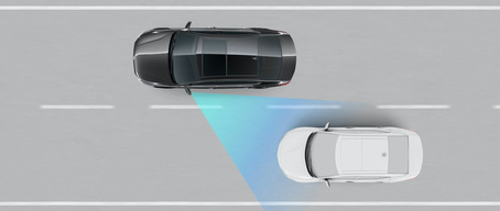 2022 Kia Forte safety tech, featuring blind-spot collision avoidance assist