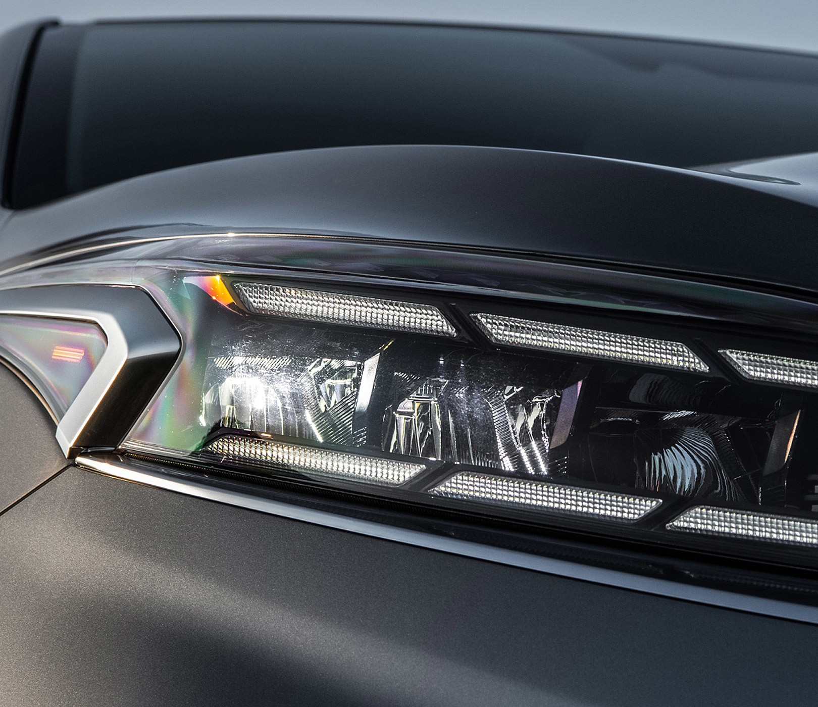 2023 Kia Forte LED Headlight Close-Up