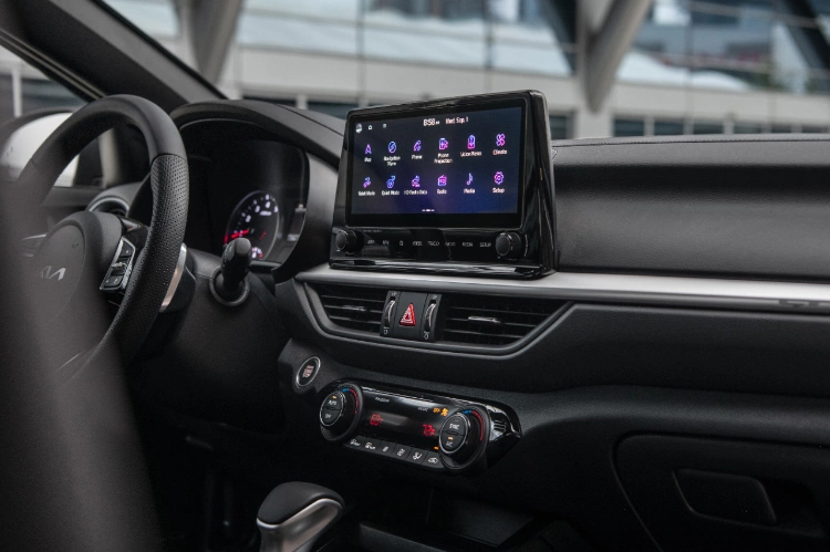 2024 Kia Forte Interior 10.25-Inch Touchscreen Close-Up