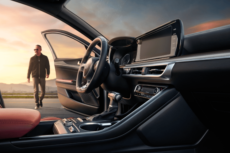 2022 Kia K5 Interior Driver Side View With Door Open