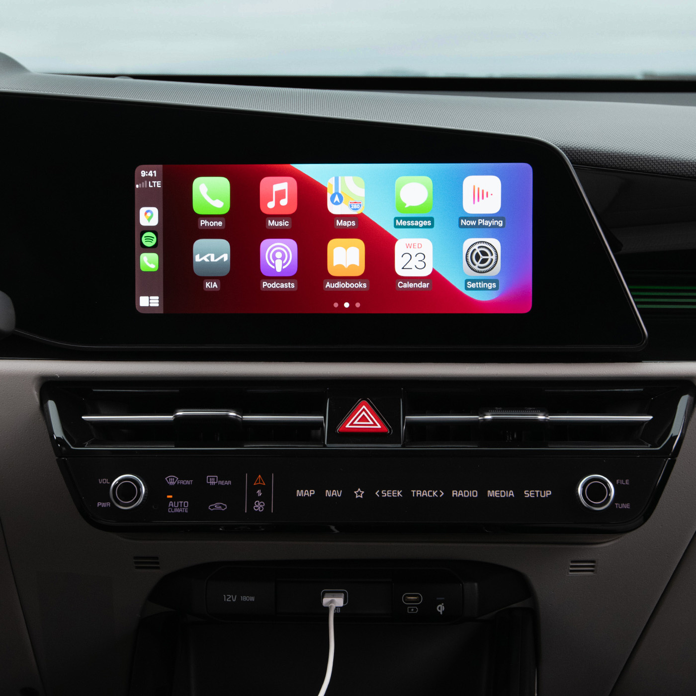 2023 Kia Niro EV Interior High-Tech Touchscreen Close-Up