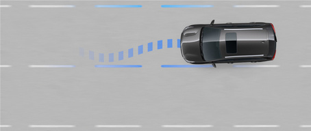 Advertencia de salida de carril del Kia Niro Plug-In Hybrid 2022