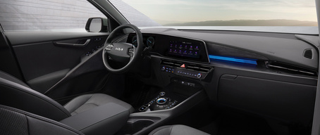 Kia Niro 2023 Lujoso interior de cuero premium