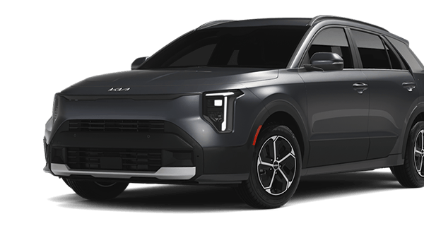 Front side angle view of the 2027 Kia Niro Hybrid Electric SUV EX trim.