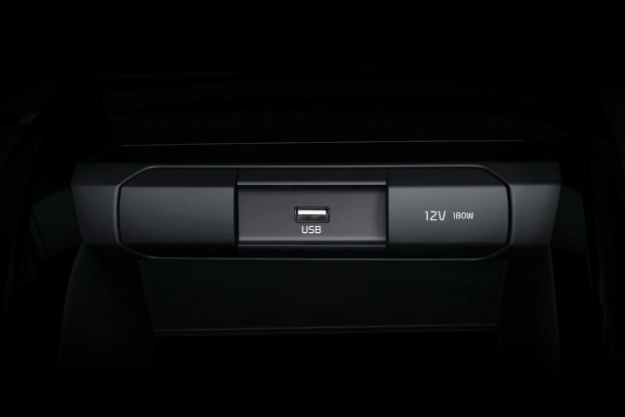 2023 Kia Rio 5-Door Interior USB Port Close-Up
