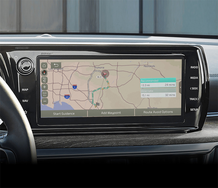 2022 Kia Seltos Connected Routing Feature