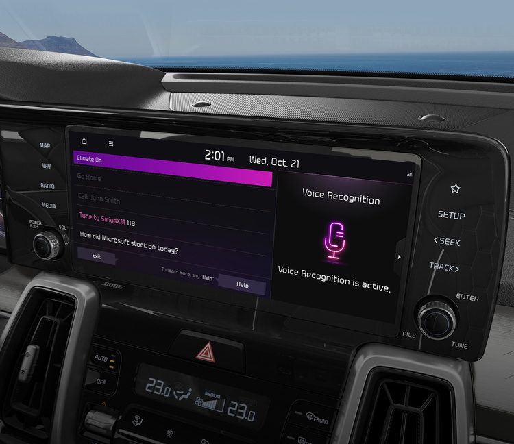 2022 Kia Sorento Hybrid Vehicle Voice Control Feature