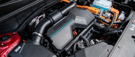 2023 Kia Sorento Hybrid Engine Close-Up