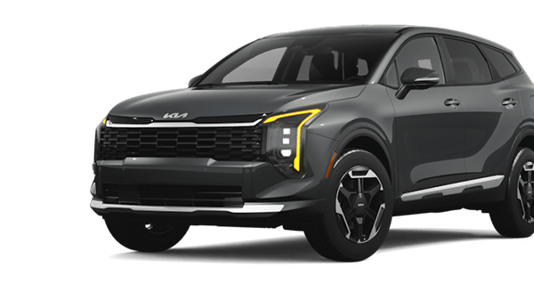 Left facing Sportage HEV S trim vehicle image in Gravity Gray