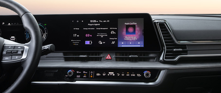 2023 Kia Sportage Plug-In Hybrid Interior 12.3-Inch Dual Panoramic Displays