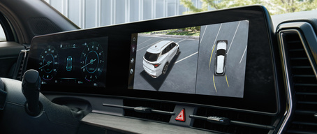 Tecnología del monitor de vista periférica en el Kia Sportage Plug-In Hybrid 2023