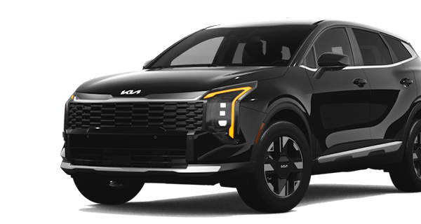 Left facing LX trim vehicle image in Ebony Black