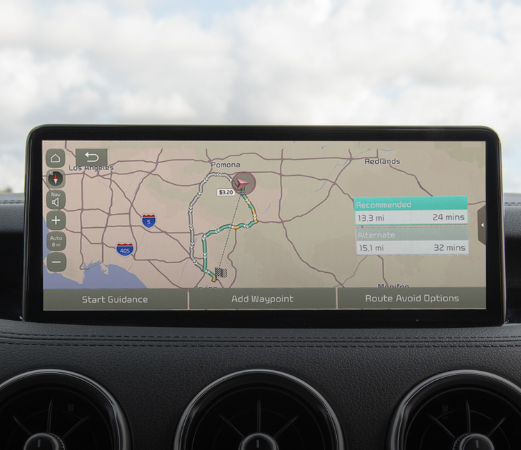 2022 Kia Stinger Connected Routing Feature