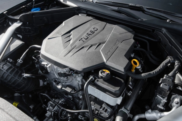 2023 Kia Stinger Turbocharged Engine Close-Up
