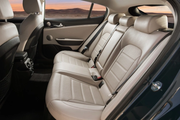 2023 Kia Stinger Interior Rear Leather Seats Side View