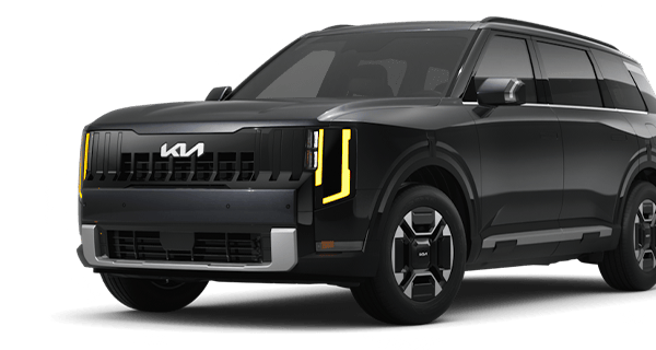 Left facing Telluride HEV EX trim vehicle image in Ivory Silver