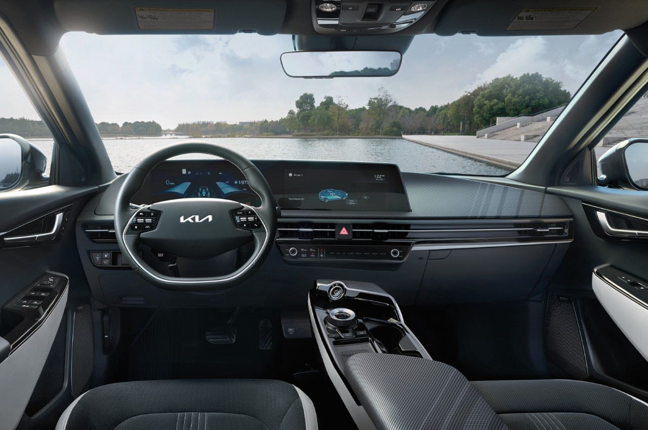 2022 Kia EV6 Interior Driver Seat View