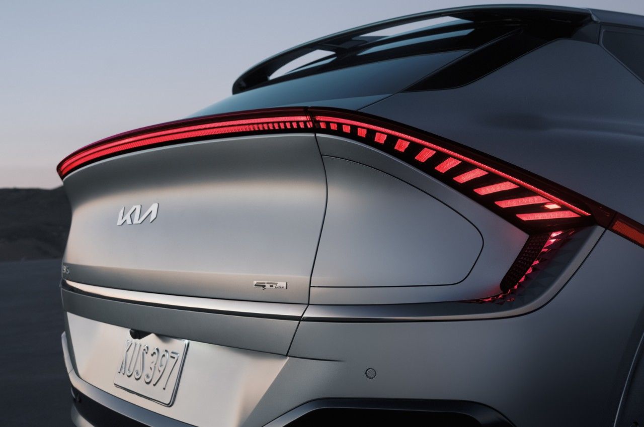 2022 Kia EV6 Rear Exterior Design Close-Up